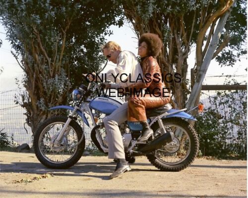 1971 THE OMEGA MAN CHARLTON HESTON 8X10 PHOTO HONDA 350 SL MOTORCYCLE DIRT BIKE - Picture 1 of 1