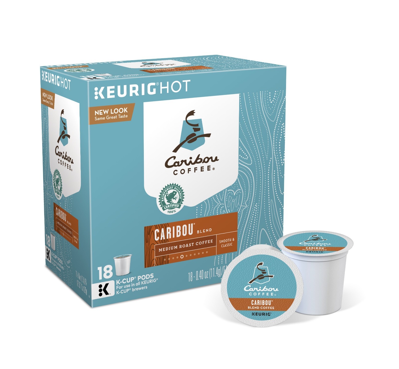 Caribou Blend Coffee 18 to 144 Keurig K cup Pods Pick Any Size FREE SHIPPING Popularna, świetna jakość