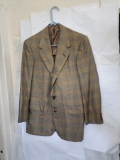 Oxxford Clothes Plaid men's Manhattan Blazer 40R 2 btn wool unconstructed