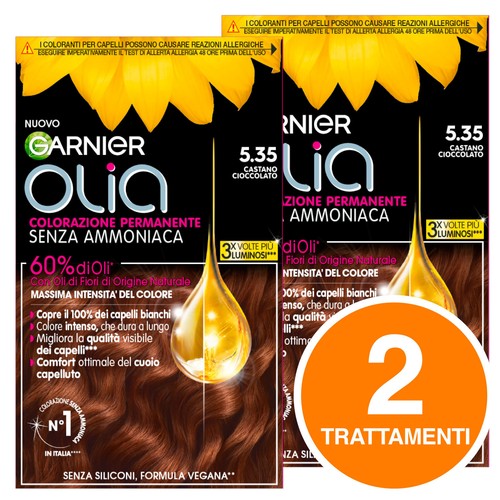 Garnier Olia Tinta Capelli Colorazione Permanente Trattamento Senza Ammoniaca - Foto 13 di 27