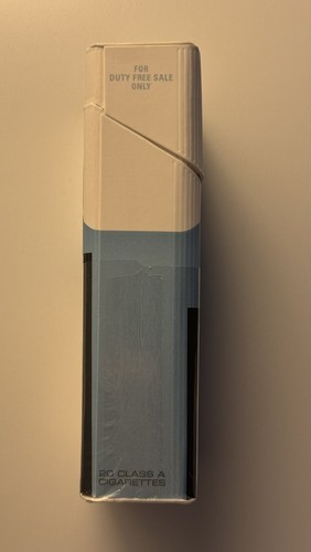 Marlboro Silver Blue Smoking Kills Label 20 Cigarette Pack EMPTY Box Nice! - Picture 5 of 7