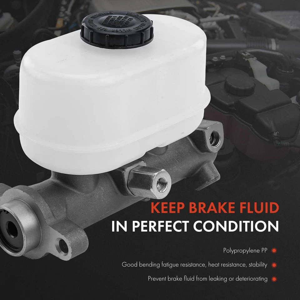 Cilindro mestre de freio com reservatório para Ford F Super Duty 1988-1997 F-350 F53 F59 - Imagem 3 de 4