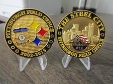 FAMS FAM Federal Air Marshal Pittsburgh Field Office Challenge Coin #24