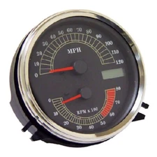 Black Speedometer Tachometer Combo Gauge For 95-03 Harley Roadking FLHR 48095