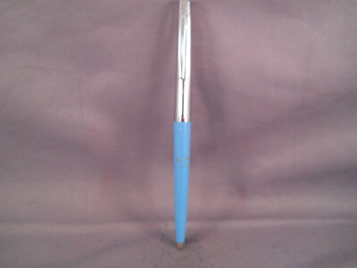 Sheaffer Vintage Light Blue and Chrome Ball Pen--new old stock--working