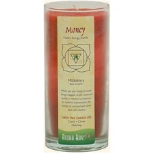 Chakra Energy Candle Jar Money 11 OZ By Aloha Bay