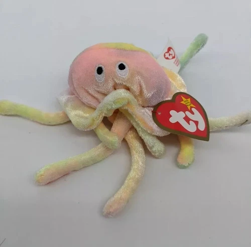 TY Teenie Beanie Baby Mcdonalds Goochy the Jellyfish Mini Vintage
