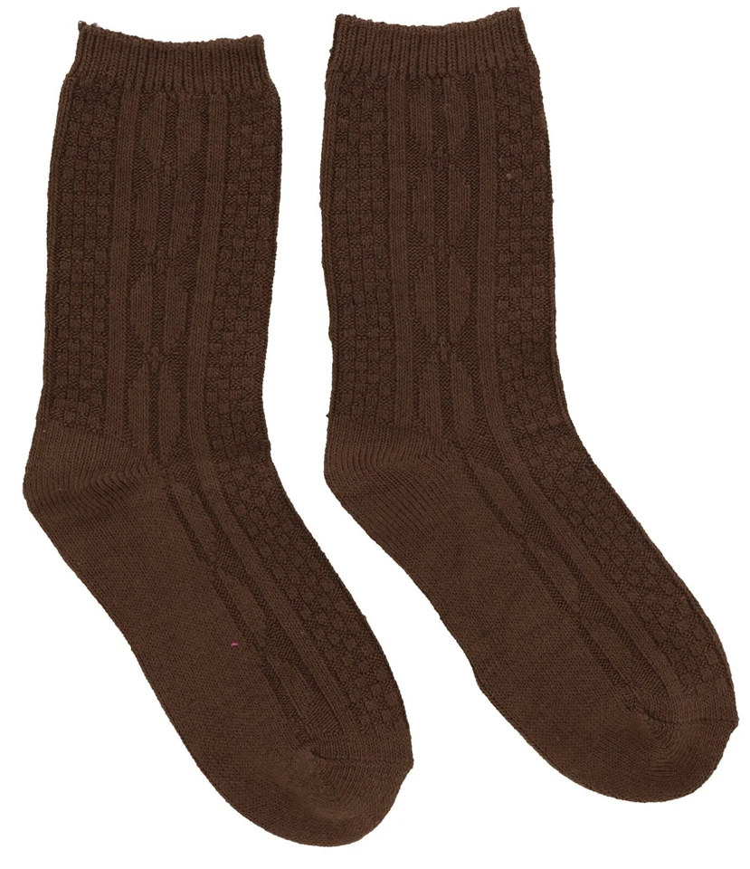 Calcetines K. Bell para mujer clásicos tejidos con cable deliciosos suaves talla 9-11 colores lisos Foto 2 de 4