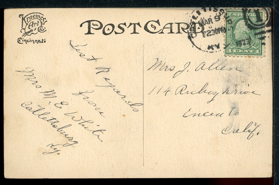 1923 Catlettsburg Kentucky High School Historic Vintage Postcard eBay