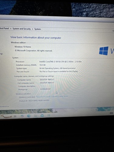 Dell Inspiron 15 3552 P47F Black Laptop Core I3 5015U 10GB Ram 128GB SSD Win 10 - Picture 3 of 15