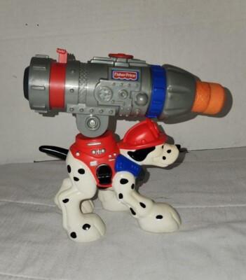 Fisher Price 1998 Rescue Heroes 1st Smokey Firedog Dalmatian 6.5'' Action Figure