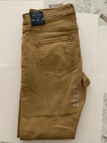 Hollister Khaki Pants Epic Flex Stretch 