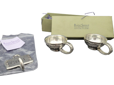 Pewter Decor Java, Cafe Latte Set + Cafe Wall Hook by Basic Spirit