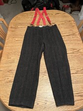 Pre Owned Woolrich Pants Mens Plaid Wool Trousers Made in USA Size See Pictures.