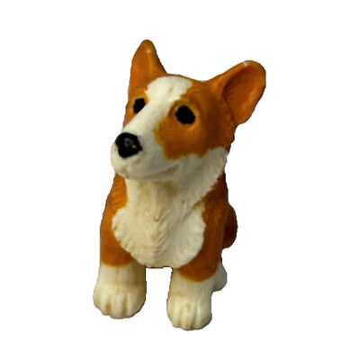 Vintage 1993 Puppy In My Pocket Queenie/Skat Welsh Corgi Dog - MI