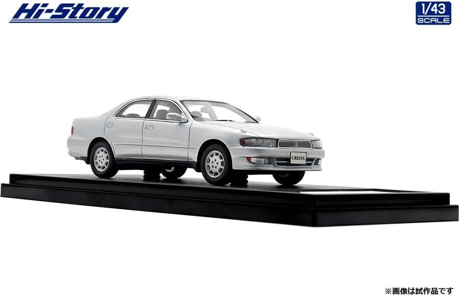 品良く着こなすため 2.5 CRESTA TOYOTA 1/43 Story Hi Super Silver (1994) G Lucent 乗用車