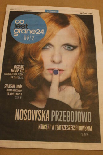 Co jest Grane - Katarzyna Nosowska - Polish magazine - Zdjęcie 1 z 1