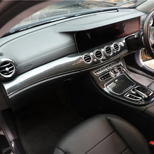 For Mercedes Benz E-Class W213 2016-2022 RHD Plastic Carbon Fiber Style Stickers - 第 1/35 張圖片