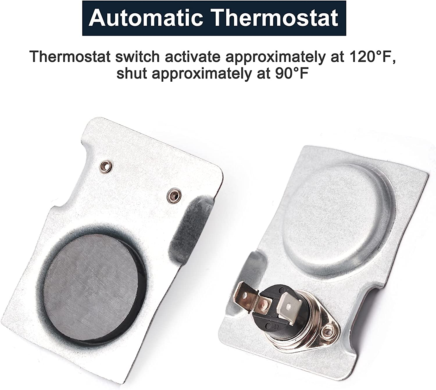 Thermostat Switch for Fireplace Blower Fan, Wood Stove, Gas