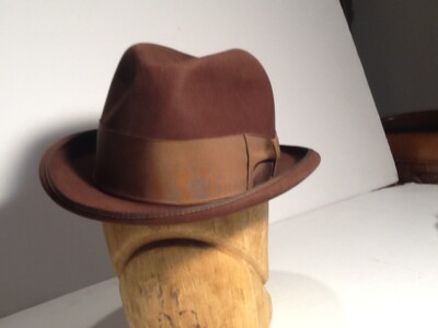 Vintage men's Hat Stetson Homburg Stetson 3 X. Great Vintage | eBay