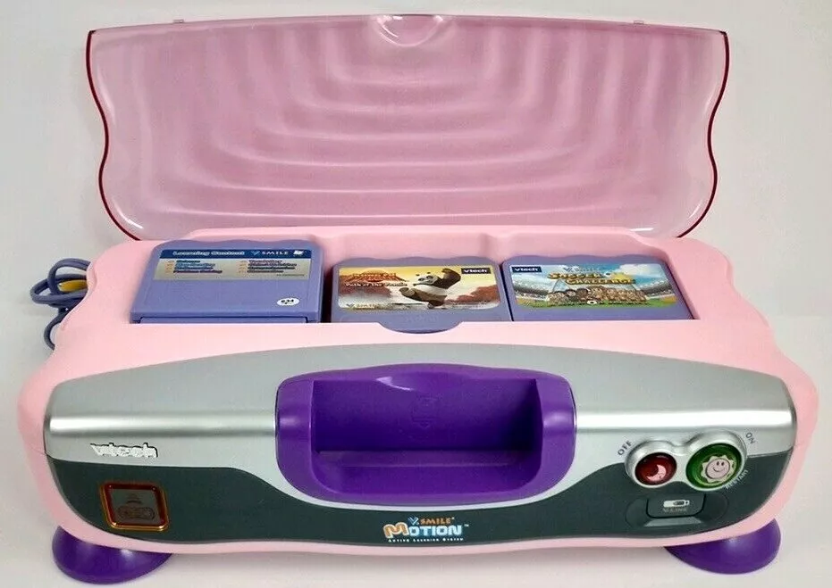 Console V.Smile Cyber Pocket rose VTech + Jeu Cendrillon