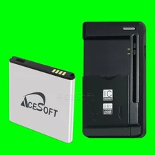 AceSoft 3150mAh Battery Universal Charger for Samsung Galaxy Rugby Pro I547 USA