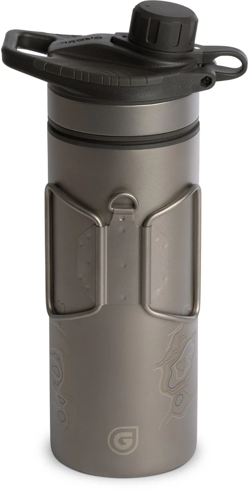 Botella purificadora y filtro de agua Grayl GeoPress Ti - 24 fl. oz. Foto 3 de 4