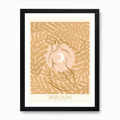 Rebloom Kunstdruck gerahmtes Wandbild Poster Leinwanddruck Bild