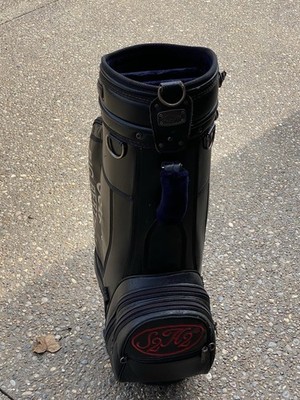 Callaway Big Bertha Golf Cart Bag Padded Strap Black Leather Very