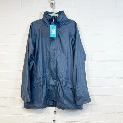 Fort Workwear Air Flex Jacket Waterproof Hooded Windbreaker Navy Size XL