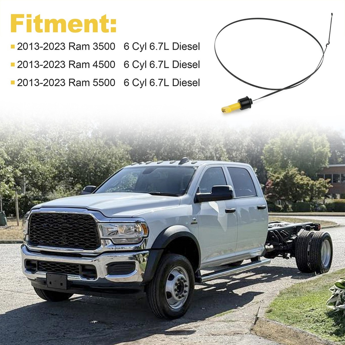 4627905AC Automatic Transmission Fluid Level Dipstick for Dodge