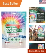 Cotton Mouth Xylitol Mints - Sugar-Free Dry Mouth Lozenges, Watermelon 40 Count