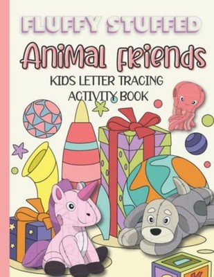 Fluffy Stuffed Animal Friends Kids Letter Tracing And C -  NEW Randomness Colo 2