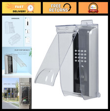 Weatherproof Outdoor Keypad Cover - Flip Access Control Rain Shield for Doorbell