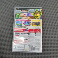 Empty Replacement Case  Artwork ONLY Super Mario Bros. Wonder Nintendo Switch