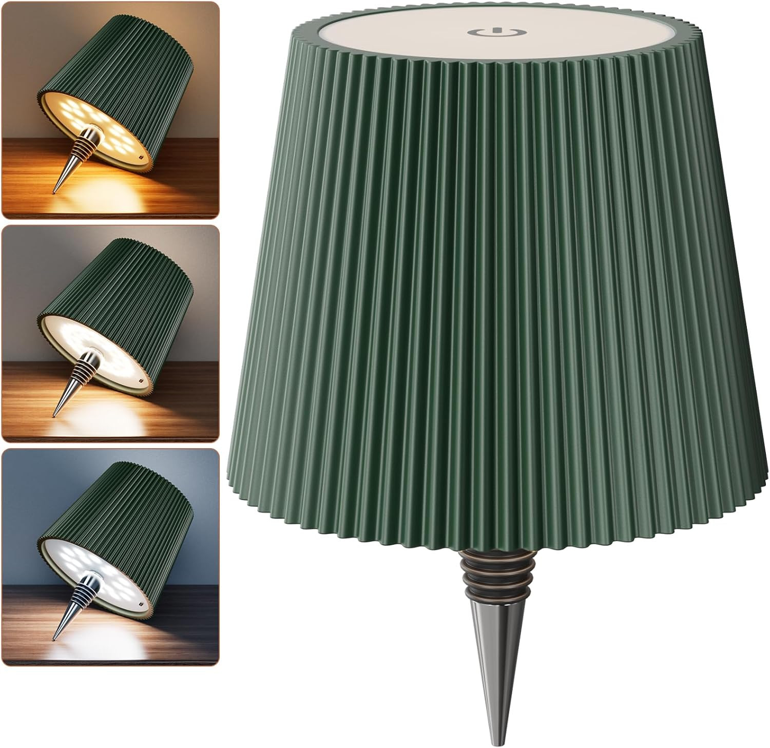 Idea Regalo: Lampada LED per Bottiglia Ricaricabile - 3 Colori Luce