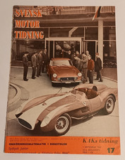 Magazine Svensk Motor Tidning 1959 Ferrari 250 Testa Rossa GT No Brochure