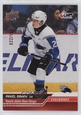 2023-24 Upper Deck CHL Exclusives 22/100 Pavel Simek #234 1u0d