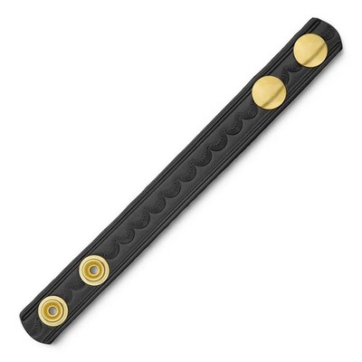 Dutyman 2421 3/4'' Basketweave Leather Belt Keeper, Black