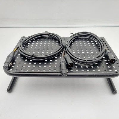 LOT OF 2 Mogami 2534 10FT Gold XLR Microphone Studio Cable NEGLEX