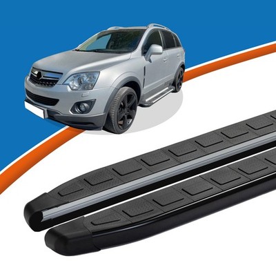 Trittbretter passend für Schweller Opel Antara ab Baujahr 2016 DOLU Schwarz