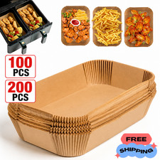 Disposable Air Fryer Paper Liners Non Stick Parchment Accessories