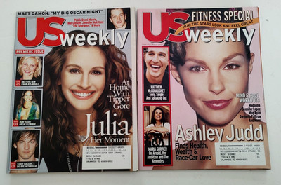 2 US Magazine May 1, March 27, 2000 Juila Roberts Ashley Judd Meg Ryan Amy Grant