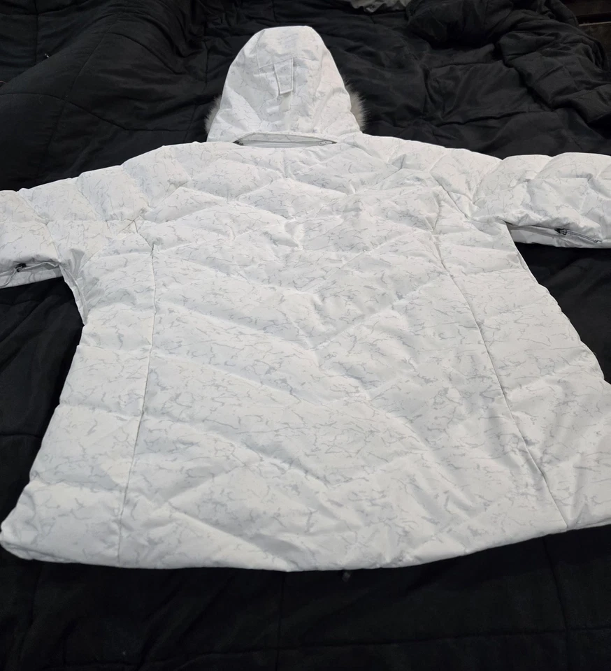 Nueva chaqueta de invierno para mujer Columbia Lay D Down II Omni-Heat con capucha talla grande Foto 4 de 4