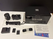 Canon EOS R50 V Digital Camera with EF-M 15-45mm Lens and Accessories