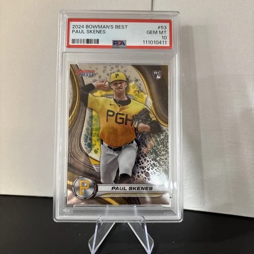 2024 Paul Skenes PSA 10 Rookie Card Bowman's Best #53 Topps Baseball