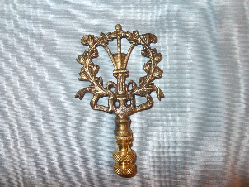 Antique Brass Lamp Finial Antique