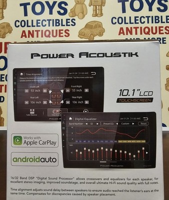 PWRAcoustik CPAA-10MW 10.1''LCDCarStereo, Bluth,Wireless,CarPlay  & Android Auto 