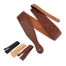 Durable PU Leather Guitar Strap with Adjustable Strap, for Electric Guitar, Bass
