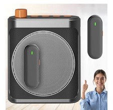Voice Amplifier with Magnetic Wireless Lavalier Lapel Microphone for Teachers...
